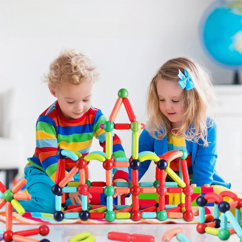 BrainBlocks™ Building Stick Set 64 Pezzi