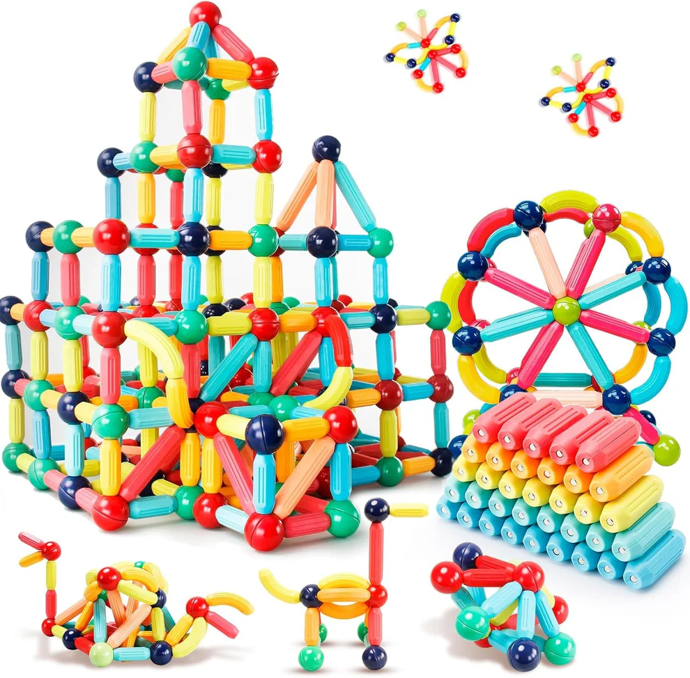 BrainBlocks™ Building Stick Set 64 Pezzi