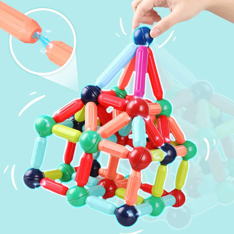 BrainBlocks™ Building Stick Set 64 Pezzi